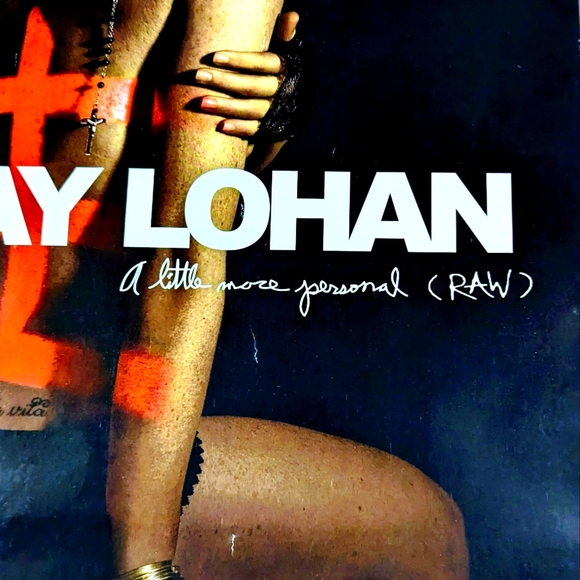 Vintage 2005 Lindsay Lohan A Little More Personal Raw Music Store Promo Poster - Picture 2 of 3